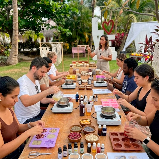 handmade soap experience for hotels | experiencia de jabones artesanales para hoteles