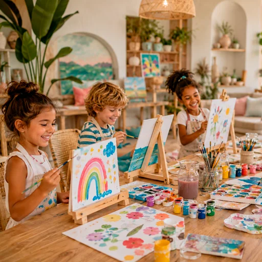 creative painting experience for hotels | experiencia de pintura creativa para hoteles