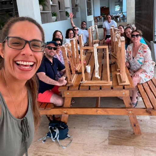 macrame experience for hotels in the Caribbean | experiencia de macramé para hoteles en el Caribe